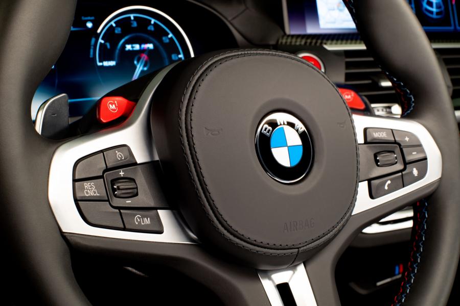 Детали интерьера BMW X3 M Competition (F97) 2019 года  (WW) (фото 74 из 85)